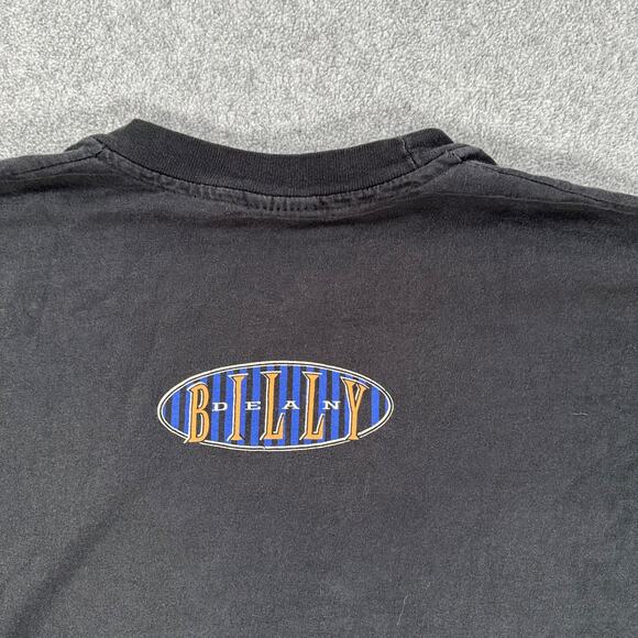 Vintage Billy Dean Tee Shirt Sized X-Large Black Short Sleeve 90s ConcertV - Picture 10 of 10
